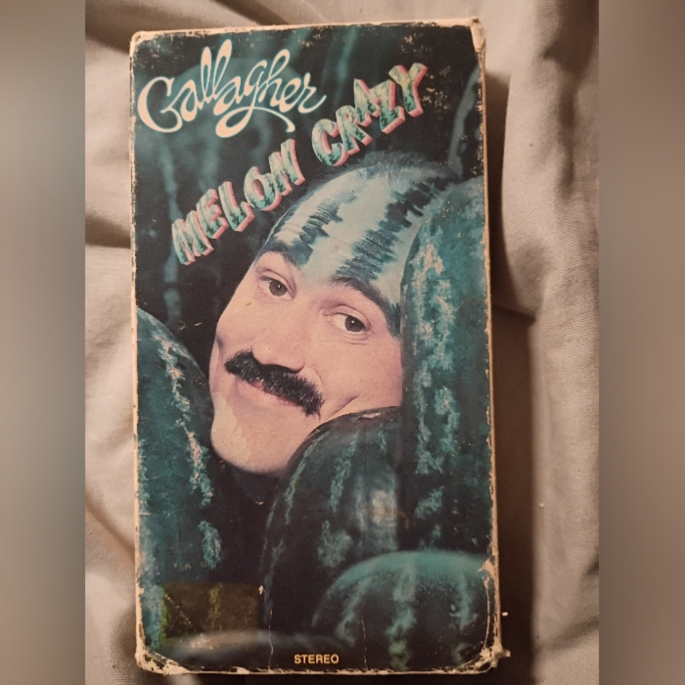 Gallagher Melon Crazy VHS Cover - Teal Green
